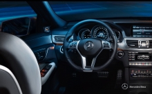 Мультимедийный салон Mercedes-Benz E-class с множеством функций